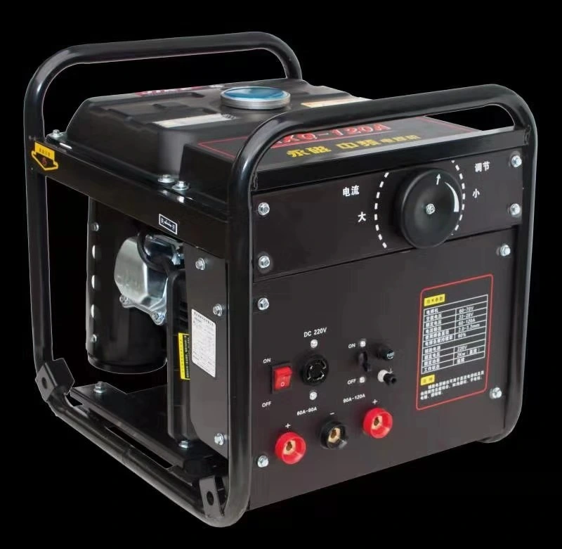 120A to 300A DC 2kw Portable Gasoline/ Diesel Welding Machine Welder Generator Small Arc Petrol Generator