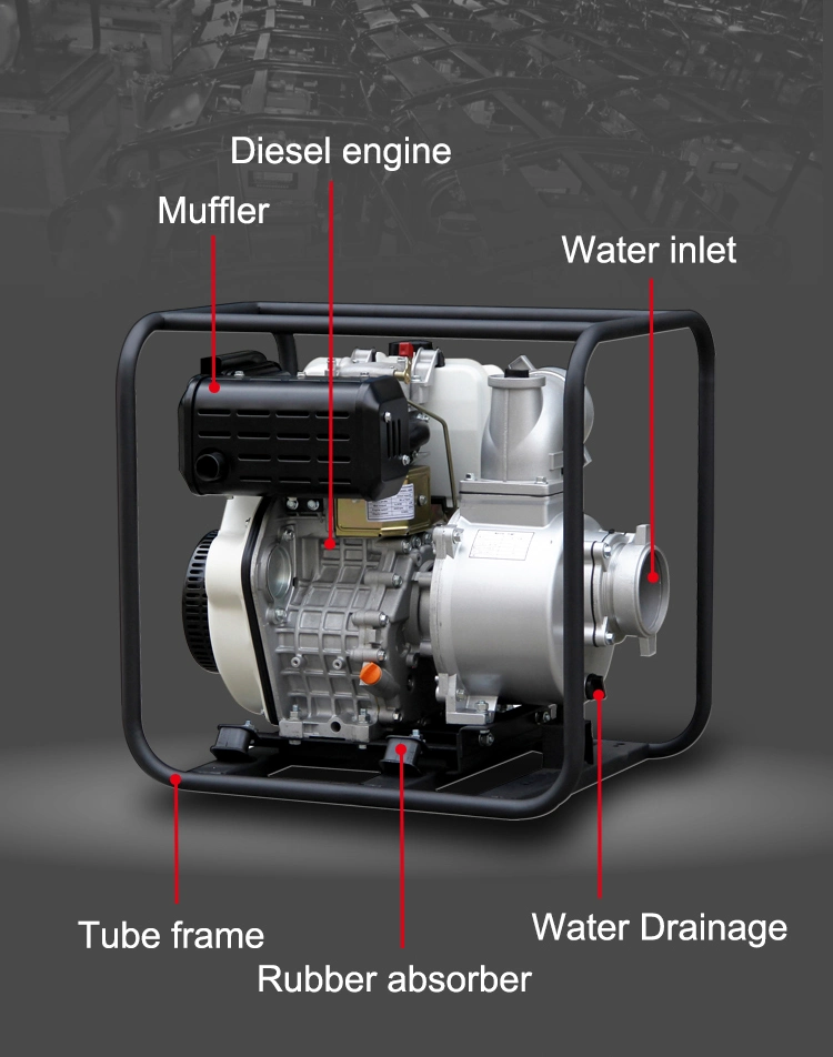 3 Inch Diesel Water Pump with Electrical Start (DP30E)