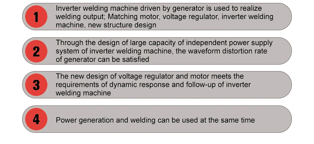 50A to 300A 1kw to 6.5kw Portable Gasoline/ Diesel Welding Generator 110A 120A 180A 200A 2kVA 3kVA 5kVA 6kVA Welder Machine Diesel Oil Engine Welding Generator