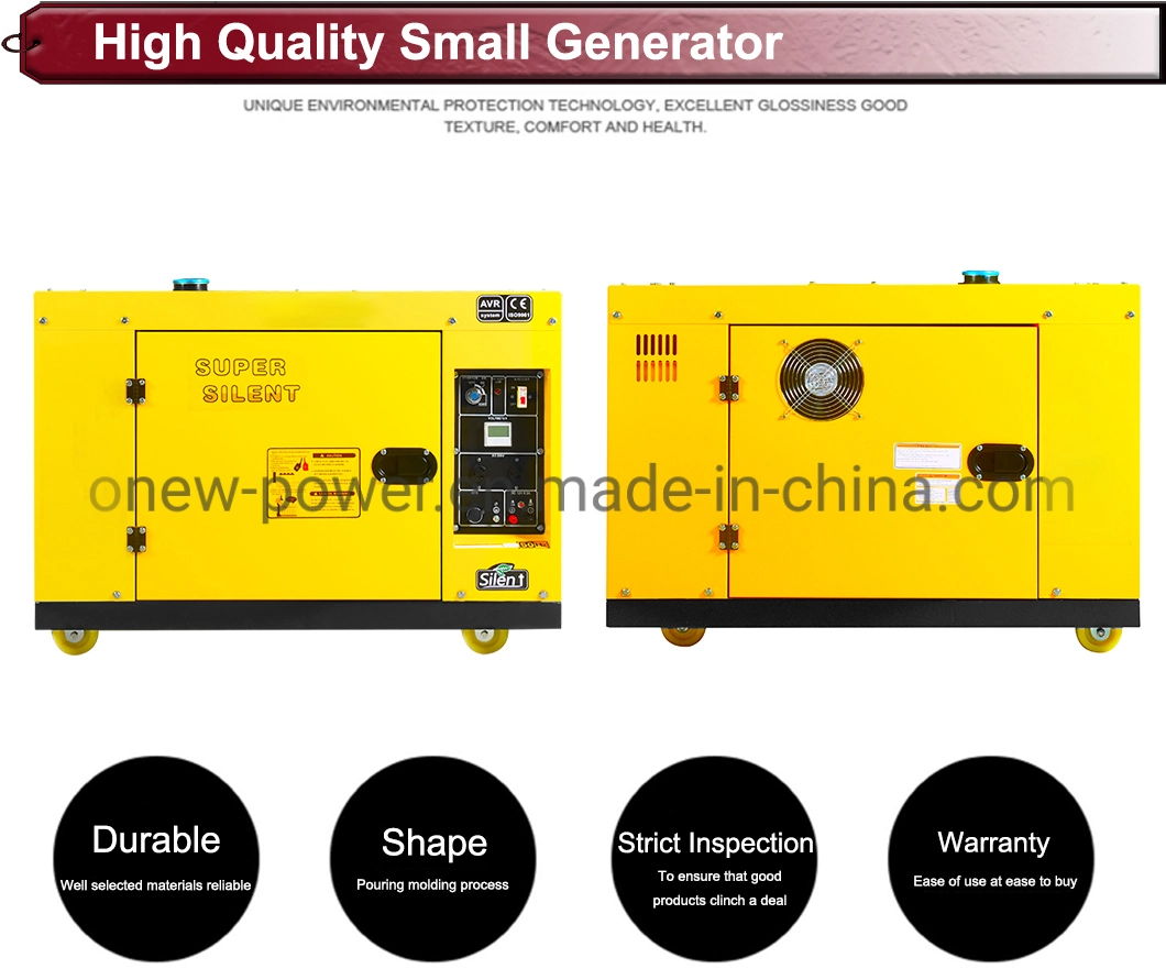 China 220V 50Hz 60Hz 3 Phase 12.5kVA 13kVA Silent/Soundproof Diesel/Gasoline Denyo Electric Generator Set/Generating/Generation Sound Proof Price